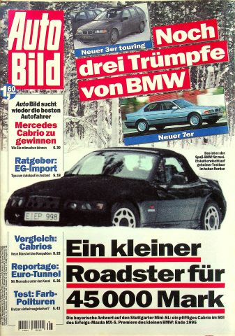Deckblatt Auto Bild (08/1994)